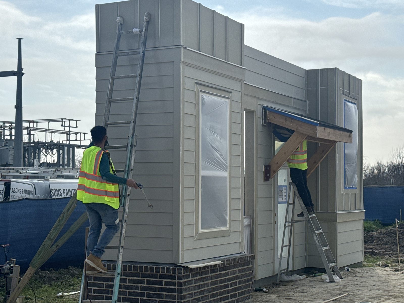 Commercial exterior painting Houston TX