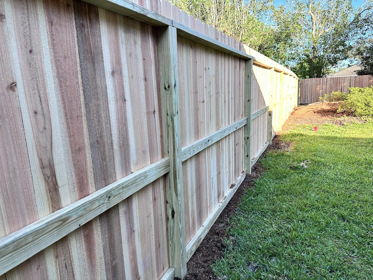 Fence staining Houston TX