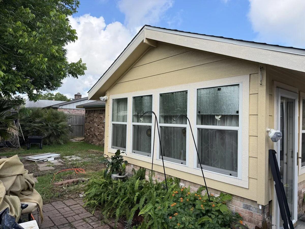 Before exterior painting League City TX