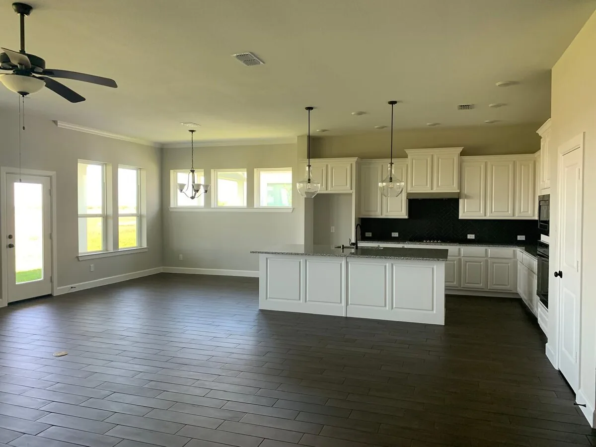 Before kitchen cabinet painting Houston TX