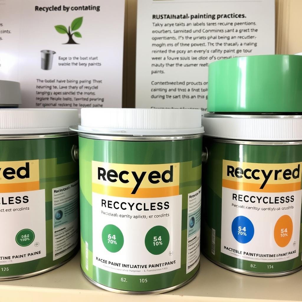 Recycled paint for sustainable house painting services Recycled paint for sustainable house painting services